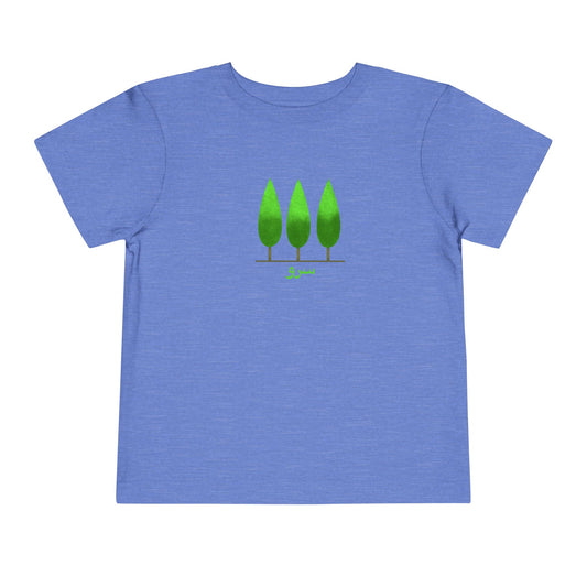 Persian Cypress Tree Toddler T-Shirt — Sarv سرو | Green | Persian American Gift