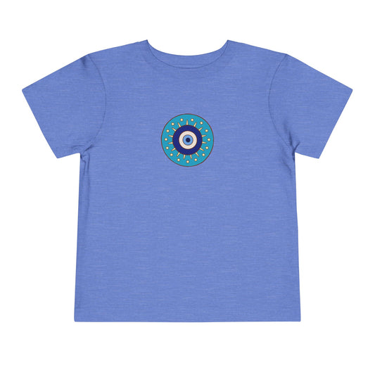 Persian Evil Eye Toddler T-Shirt — Cheshm Nazar | Blue | Persian American Gift