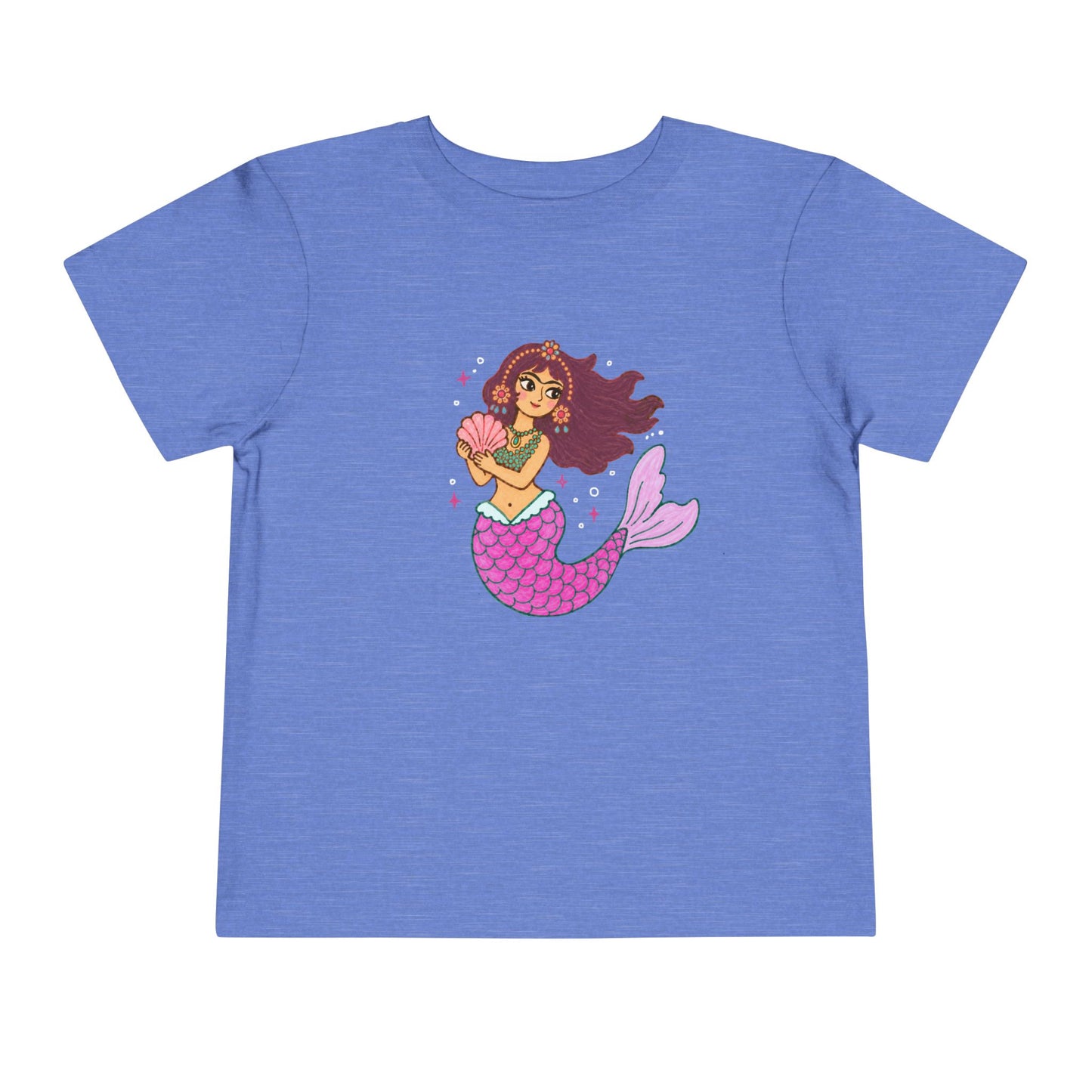Persian Mermaid Toddler T-Shirt — Pari Darya | Blue | Persian American Gift