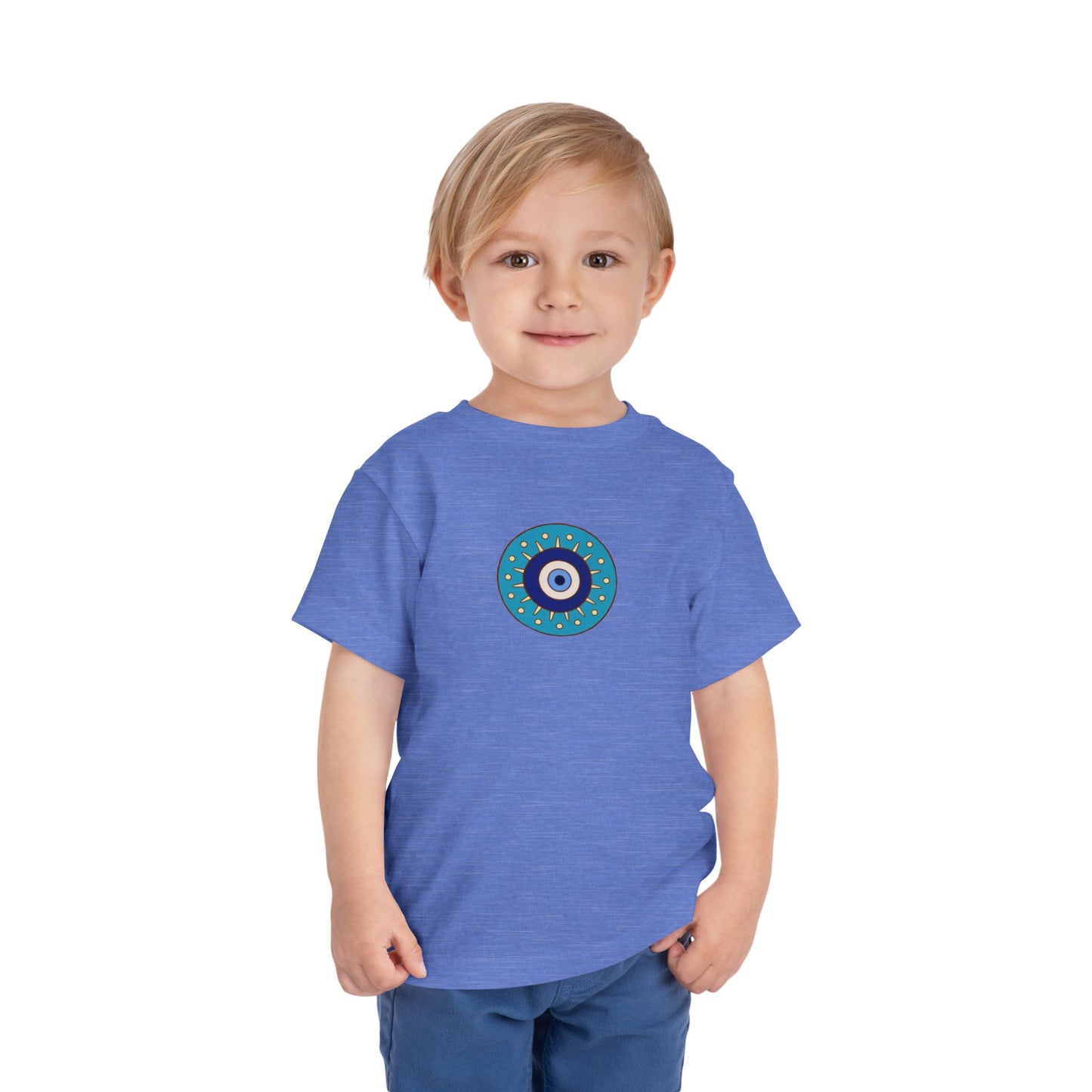 Persian Evil Eye Toddler T-Shirt — Cheshm Nazar | Blue | Persian American Gift