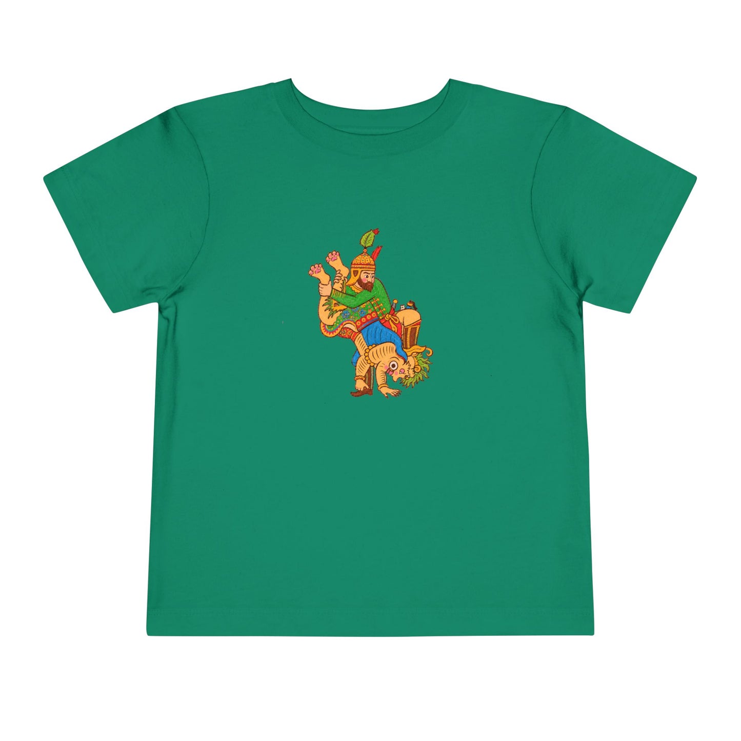 Persian Hero Toddler T-Shirt — Rostam & Div | Green | Persian American Gift