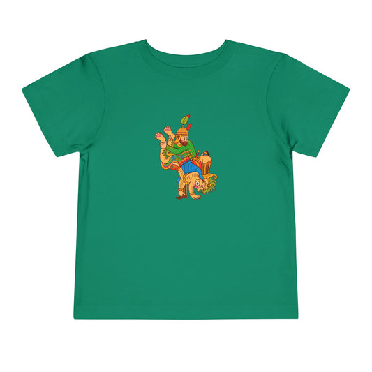Persian Hero Toddler T-Shirt — Rostam & Div | Green | Persian American Gift