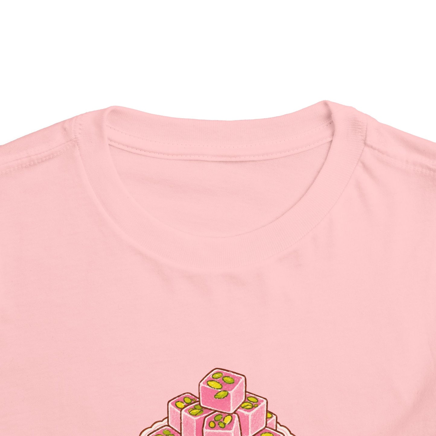Persian Shirini Toddler T-Shirt —  Rāhat-ol-holqum I راحت‌الحلقوم I American Gift