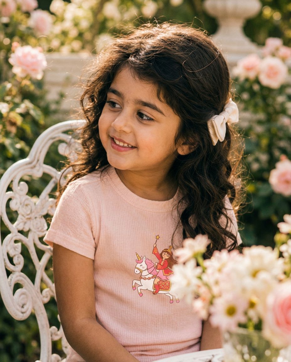 Persian Princess Unicorn Toddler T-Shirt | Ages 2–5