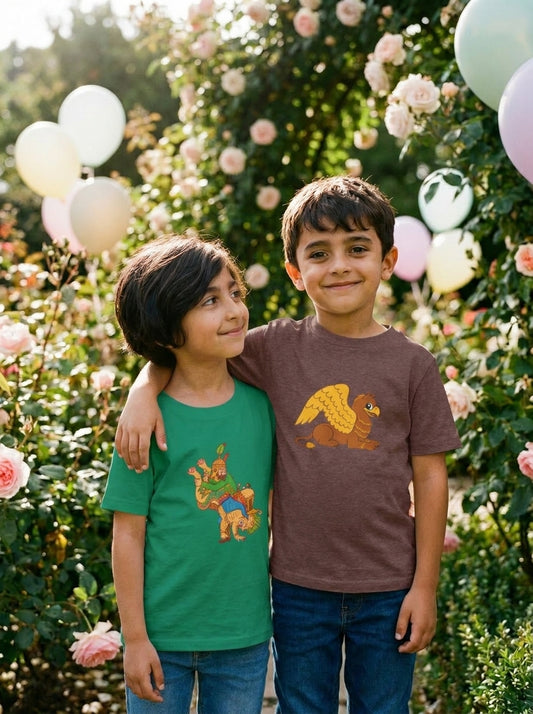 Persian Simorgh Toddler T-Shirt — Mythical Bird | Persian American Gift
